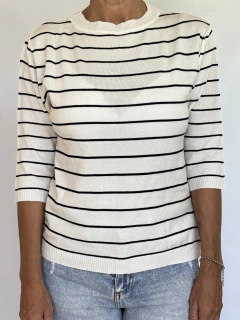 Sweater Artemisa Blanco - La Balsa Cardales