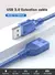 Cable SAMZHE de extensión USB 2,0, extensión plana AMAF para PC, TV, PS4, ordenador y portátil