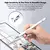 Bolígrafo Universal GOOJODOQ 2 en 1 de aluminio, pluma de absorción automática para tableta, iPad, Xiaomi, Samsung, lápiz táctil para teléfono en internet