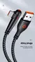 Cable tipo C 90 grados codo teléfono móvil carga rápida Teléfono 20W USB a C - comprar online