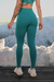 CALÇA LEGGING COM BOLSOS E CHAPADO CRUZADO NA CINTURA (GREEN) na internet