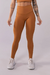 CALÇA LEGGING COM FRANZIDO E BOLSO (MARROM) - JS MODA FITNESS