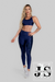 CALÇA LEGGING COM RECORTE DE CIRRÊ BUMBUM UP (AZUL MARINHO) - comprar online
