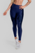 CALÇA LEGGING COM RECORTE DE CIRRÊ BUMBUM UP (AZUL MARINHO) - JS MODA FITNESS