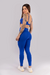 TOP COM DECOTE DIFERENCIADO E ALÇAS REGULÁVEIS (BLUE) - JS MODA FITNESS
