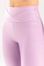 CALÇA LEGGING COM SOBREPOSIÇÃO NO CÓS (LILÁS)