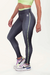 CALÇA LEGGING ESTAMPA DIGITAL COM CÓS DUPLO (YELLOW LINES)
