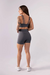 SHORT COM BOLSO E PONTO DE COBERTURA (CINZA) - loja online