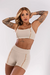 SHORT COM COBERTURA CONTRASTANTE (OFF-WHITE) - comprar online