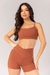 TOP ABERTO NAS COSTAS COM ALÇAS CRUZADAS (BROWN) - comprar online