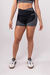 SHORT COM CÓS TRANSPASSADO (PRETO COM CHUMBO)