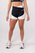 SHORT COM CÓS TRANSPASSADO (PRETO COM OFF-WHITE)