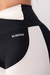 Imagem do SHORT COM CÓS TRANSPASSADO (PRETO COM OFF-WHITE)