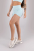 SHORT COM DETALHES DE VIVO (AZUL BEBÊ - OFF-WHITE) na internet
