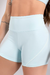 SHORT COM DETALHES DE VIVO (AZUL BEBÊ - OFF-WHITE) - JS MODA FITNESS