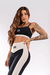 TOP BICOLOR COM REGULAGEM (PRETO COM DETALHES OFF-WHITE) - comprar online