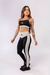 TOP BICOLOR COM REGULAGEM (PRETO COM DETALHES OFF-WHITE)