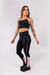 TOP COM ALÇAS DUPLAS CRUZADAS (PRETO COM DETALHES ROSA CLARO)