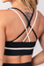 TOP COM ALÇAS DUPLAS CRUZADAS (PRETO COM OFF-WHITE)