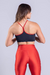 TOP COM DETALHE ARREDONDADO (VERMELHO COM DETALHES PRETO) - comprar online