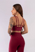 TOP COM TIRAS NAS COSTAS (VINHO) - JS MODA FITNESS