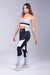 TOP DE ALCINHA COM FAIXA COLORIDA (AZUL CLARO COM DETALHES BRANCO E PRETO) - loja online