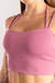 TOP DECOTE RETO COM ALÇAS DUPLAS (ROSÊ) - comprar online