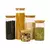 Kit 5 Potes de vidro Clara - comprar online
