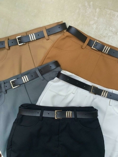 SHORT SAIA ALFAIATARIA COM CINTO - loja online