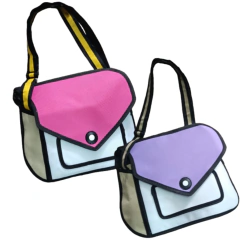 Bolso Cartoon 2D Comic 3D Visual | RENOVÁ TU STOCK - wikicolors.ok