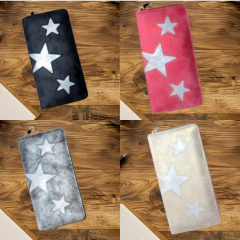 Billetera Estela 3 Estrella Gamuzada | PRECIO PENSADO PARA REVENTA