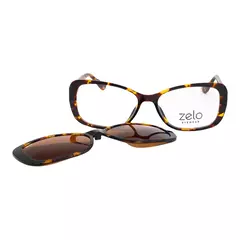 Armacao Clip On Zelo Polarizado ZE9137 C5/ ZE21137 C3 2.C.7 - Óticas Malu