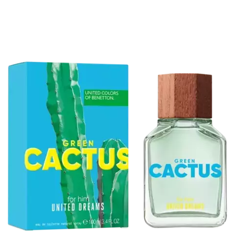 Green Cactus for Him United Dreams Benetton Eau de Toilette - Perfume Masculino