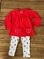 Conjunto Suedine Joaninha - Vermelho - Tilly