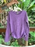 Blusa Manga Longa em Ribana - Lavanda Inglesa - Quimby