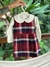 Vestido Xadrez Vermelho - Tilly - comprar online