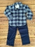 Conjunto Camisa Xadrez Verde - Tilly - comprar online