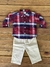Conjunto Camisa Xadrez Vermelho - Tilly