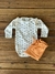 Kit Body Calça Florzinhas Amarelas - Amarelo - Tilly na internet