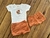 Conjunto Body Manga Curta Bordado e Shorts Babadinho Suedine Fox - Mini&Co