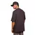 Camiseta Oversized Cinza Grafite Básica Logo B - comprar online