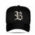 Boné Preto Snapback Font Silver