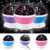 Velador Proyección Estrellas Y Luna Luz De Noche Giratorio ROSA - Chinito Store