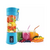 Mini Licuadora Portátil Recargable Usb Vaso De 380 Ml CELESTE