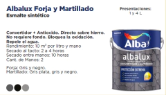 ALBALUX FORJA Y MARTILLADO