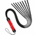Chicote Vermelho 8 Tiras 40Cm