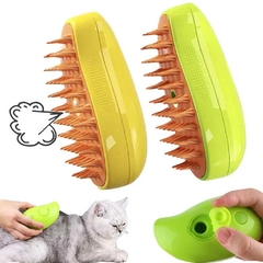 Escova Elétrica Massageadora Vaporizadora Recarregável Gato Cachorro Dog Pet ( - comprar online