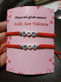 Pulseras con iniciales