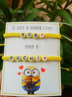 Pulseras de bob y puchi