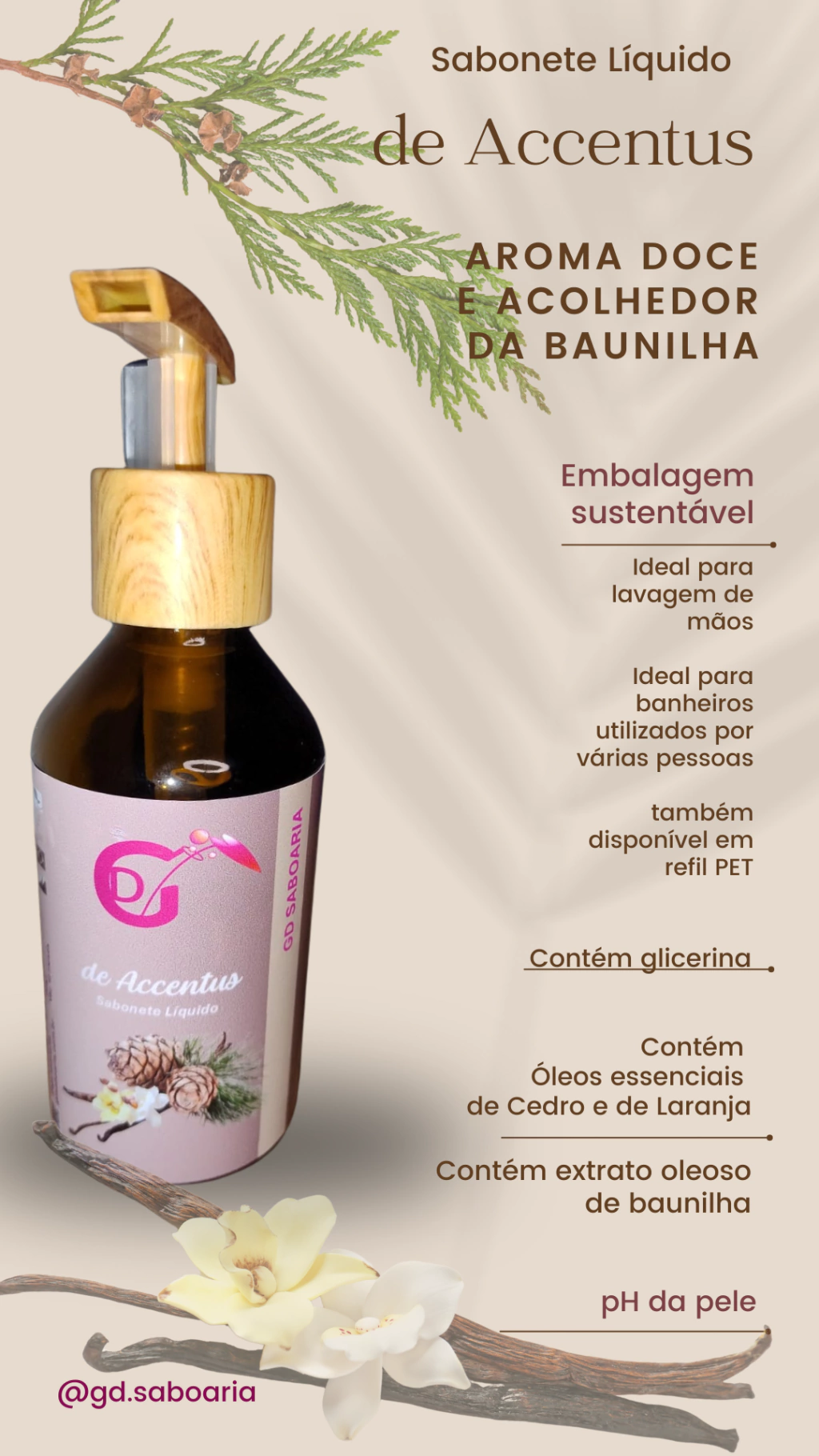 Sabonete Líquido de Accentus